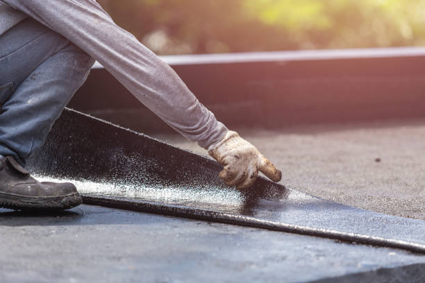 Professional Waterproofing technician working in Colfax, IN